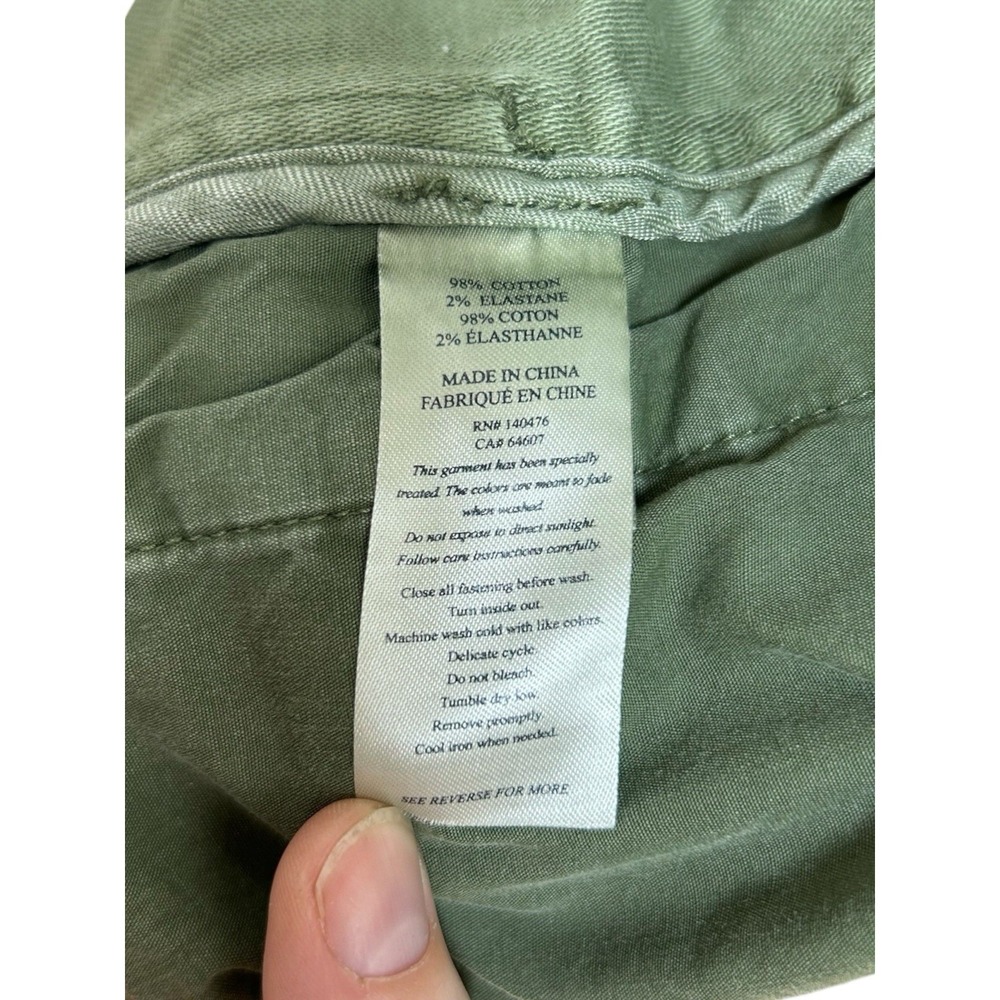 Faherty Savannah Stretch Cotton Utility Overshirt Jacket Fatigue Green XS - Picture 7 of 11